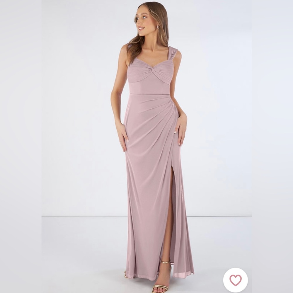 Azazie Kassie Dress in Vintage Mauve